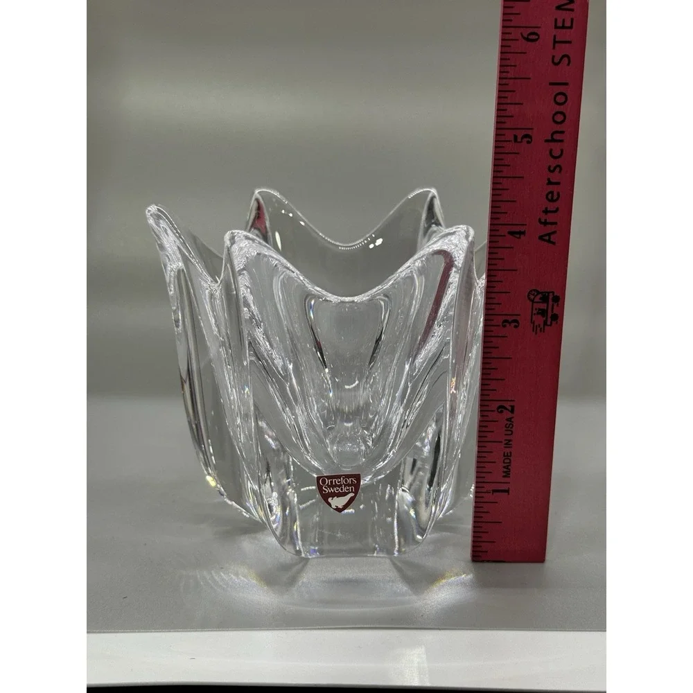 Vintage Orrefors Crystal‎ Bowl Signed